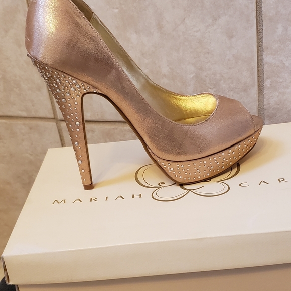 COPY - Size 9 Mariah Carey heels-Blush color - Picture 1 of 3